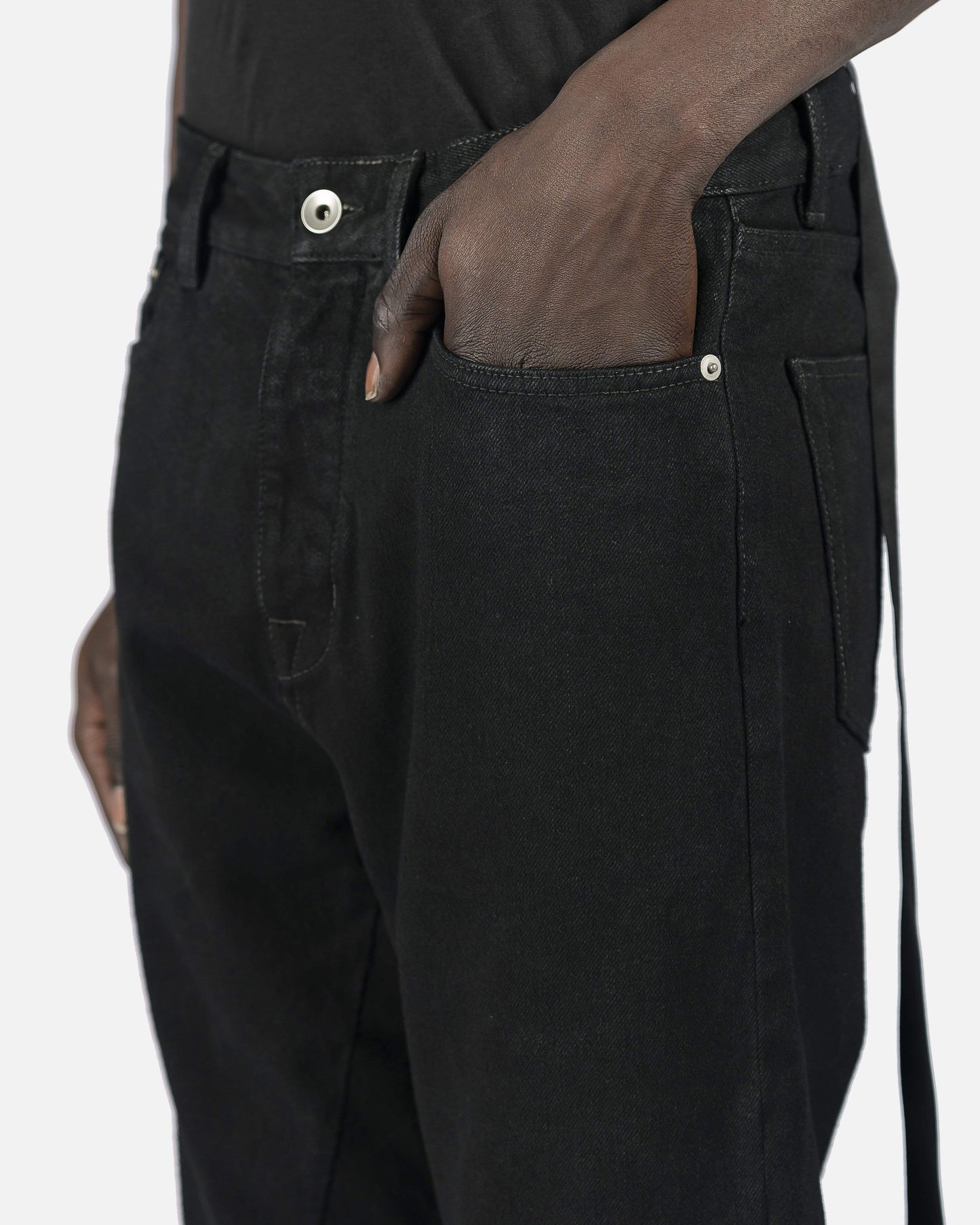 Rick Owens DRKSHDW Men's Jeans Performa Cut Denim in Black