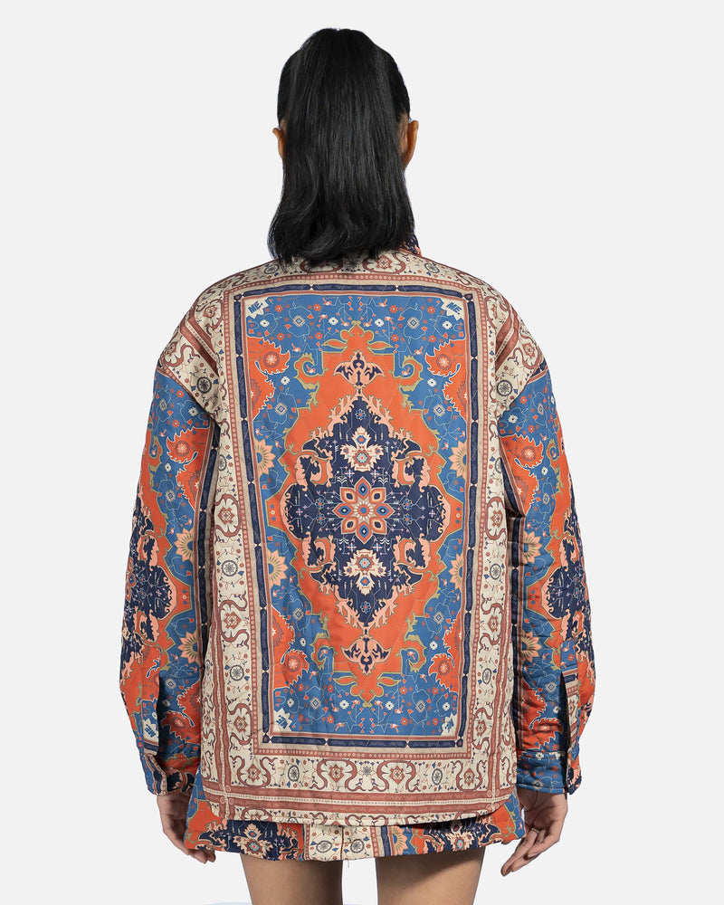 Melody Ehsani Women Jackets Persian Rug Quilted Jacket in Multi