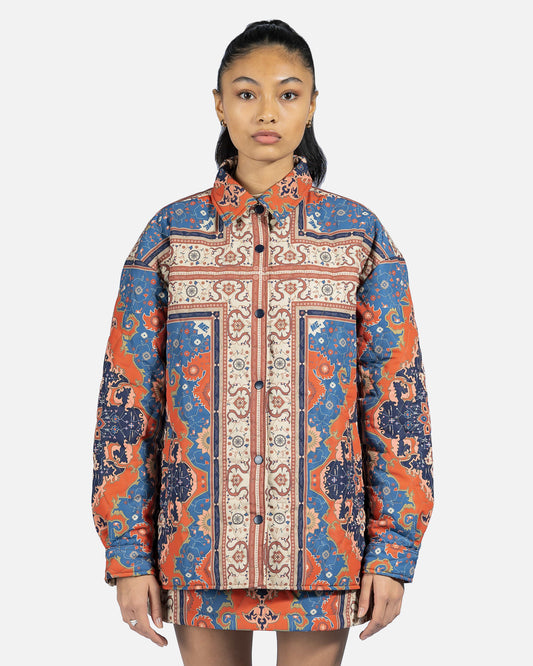 Melody Ehsani Women Jackets Persian Rug Quilted Jacket in Multi