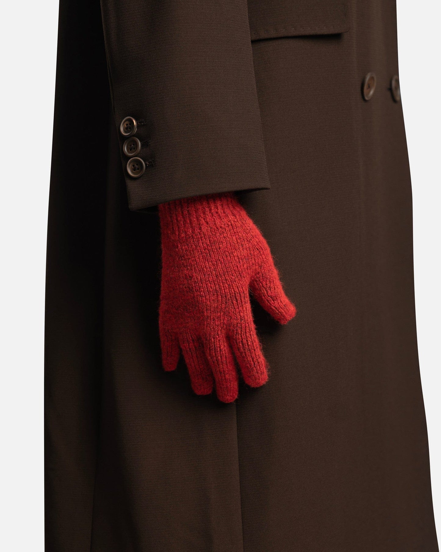Paloma Wool Women's Hats Peter Knitted Gloves in Red