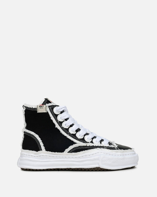 Maison Mihara Yasuhiro Men's Sneakers Peterson Overhanging Canvas High in Black