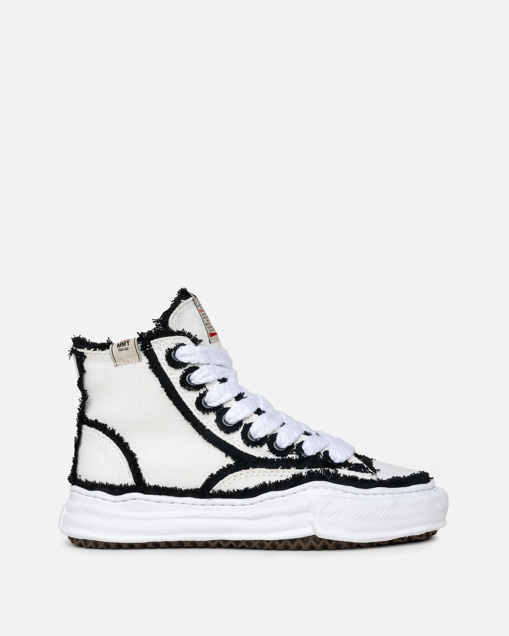 Maison Mihara Yasuhiro Men's Sneakers Peterson Overhanging Canvas High in White