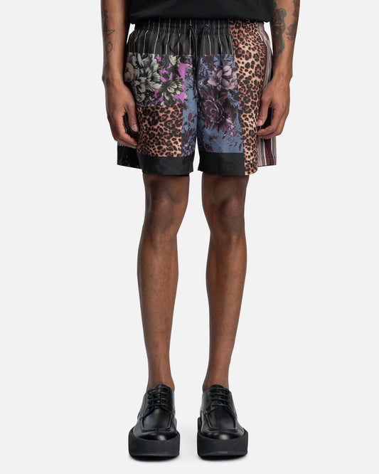 Dries Van Noten Men's Shorts Phibbs Swim Shorts in Dark Dessina