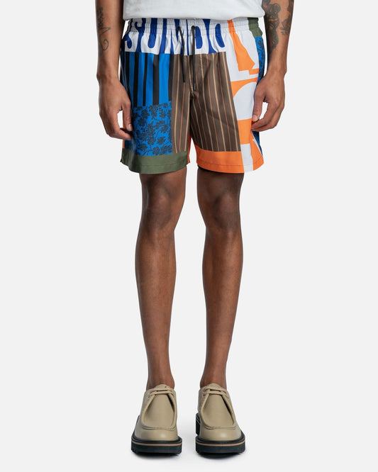 Dries Van Noten Men's Shorts Phibbs Swim Shorts in Dessina