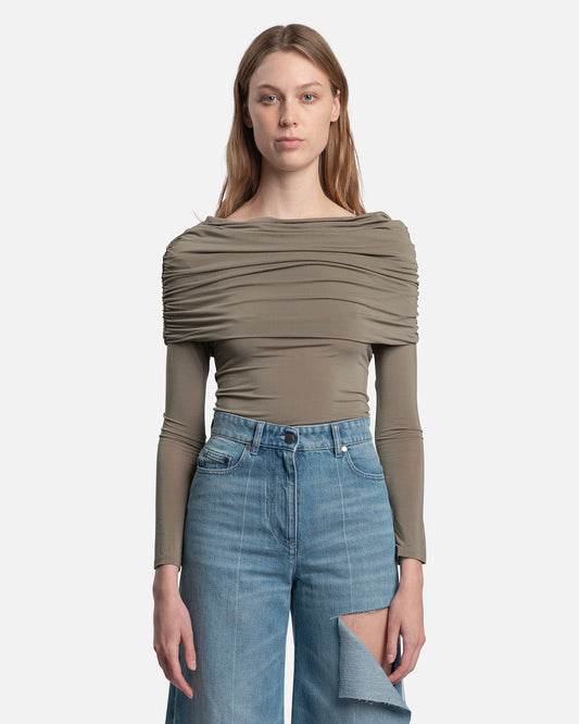 Paloma Wool Women Tops Picara Top in Light Khaki