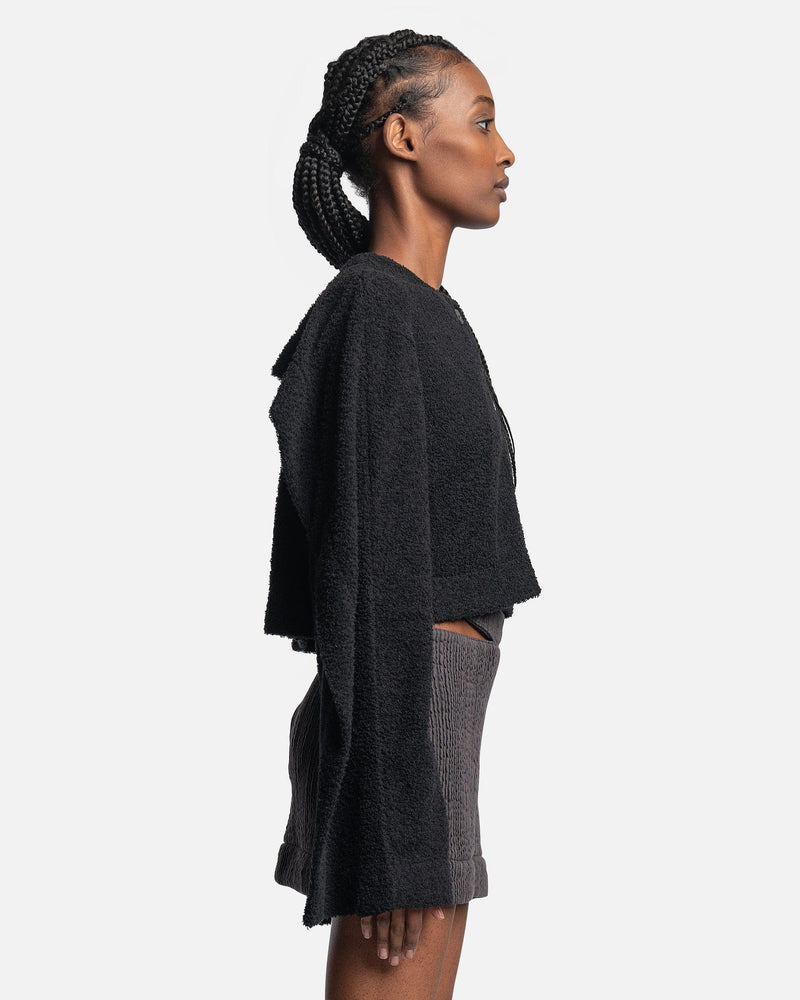 Eckhaus Latta Women Jackets Pile Jacket in Charcoal
