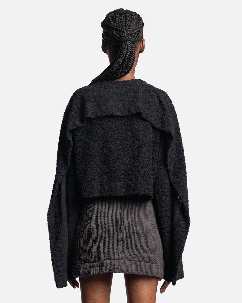 Eckhaus Latta Women Jackets Pile Jacket in Charcoal