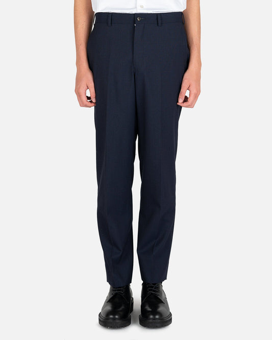 Comme des Garcons Homme Deux Men's Pants Pinstriped Trousers in Navy