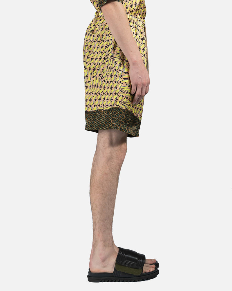 Dries Van Noten Men's Shorts Piperi Shorts in Yellow