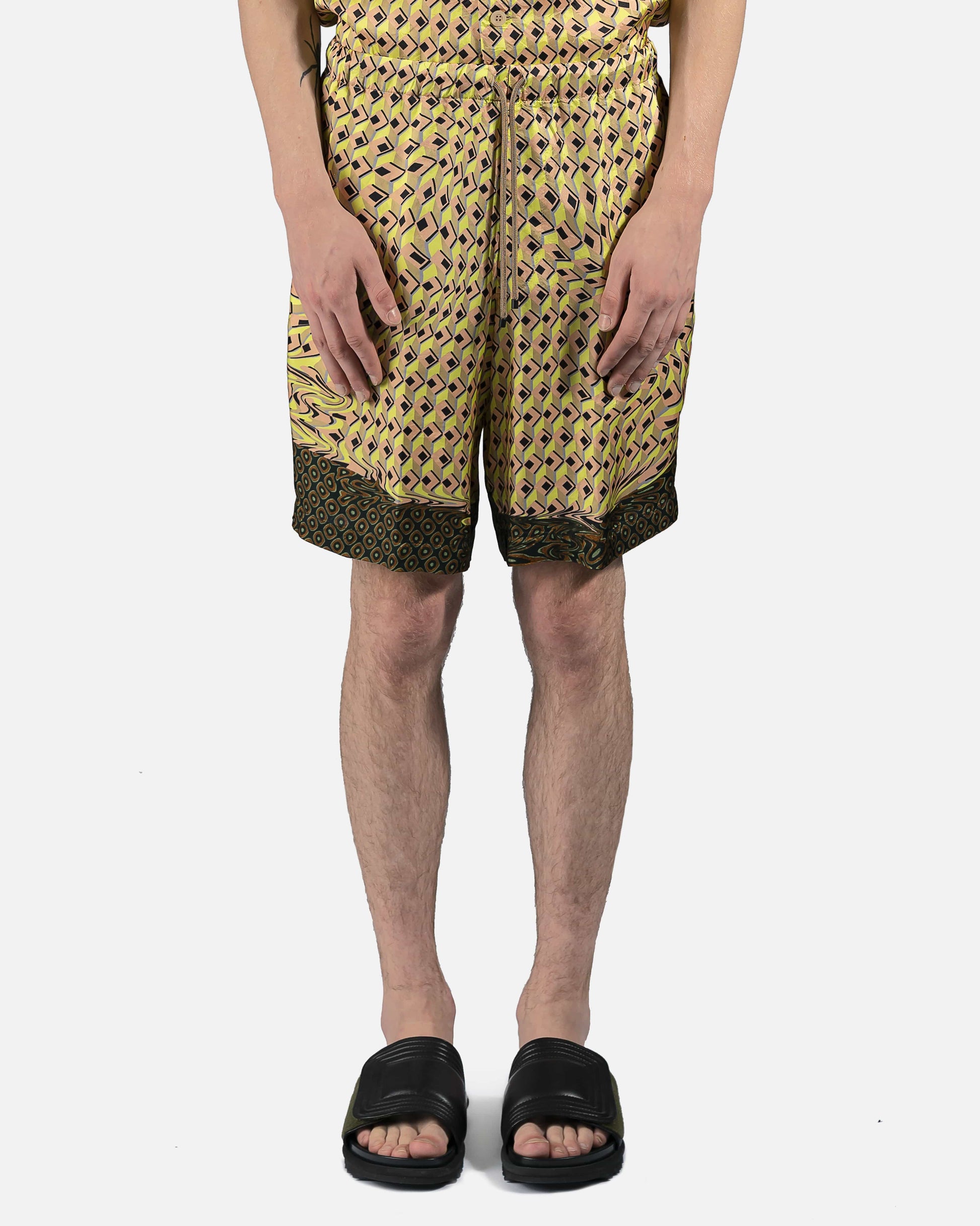 Dries Van Noten Men's Shorts Piperi Shorts in Yellow