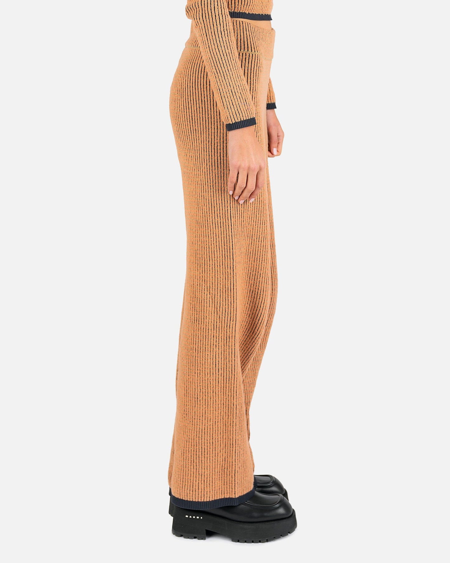 Eckhaus Latta Women Pants Pixel Pants in Sandstone