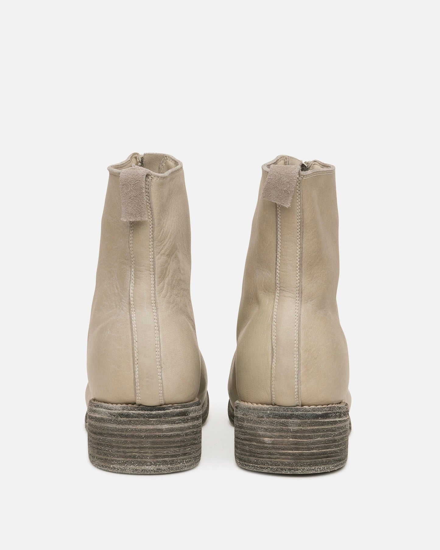 Guidi Men's Boots PL1 Full Grain Front Zip Boot in Grey