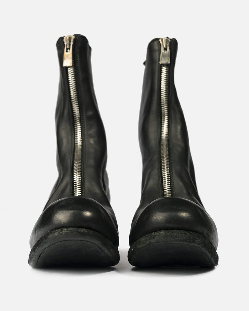 PL2 Front Zip Boots in Black – SVRN - Main Image