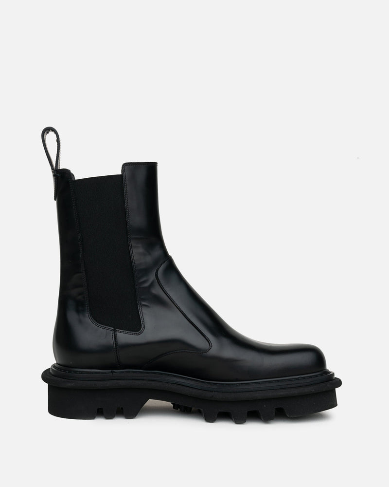 Dries Van Noten Men's Boots Platform Boot in Black