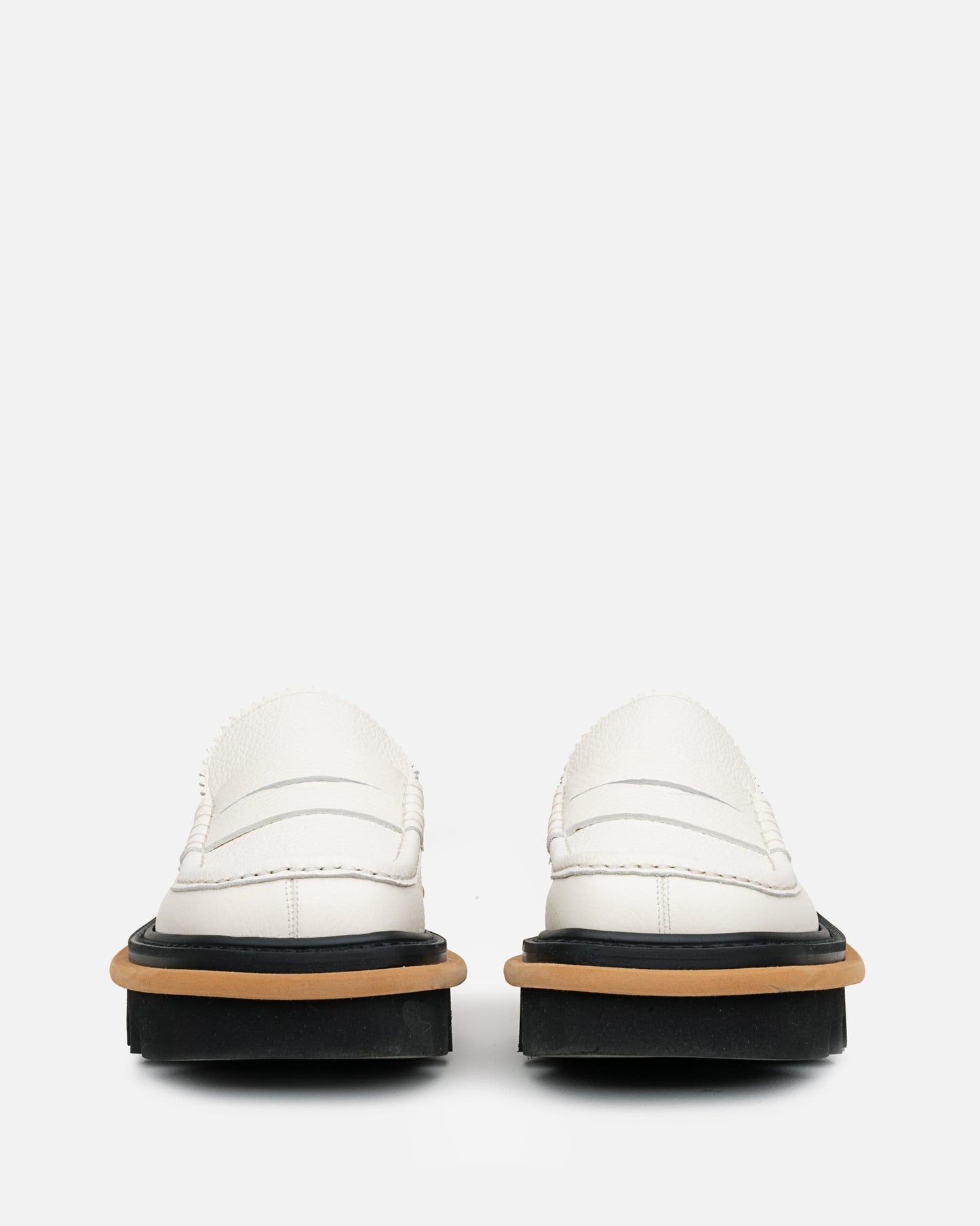 Dries Van Noten Men's Shoes Platform Loafer in Ivory
