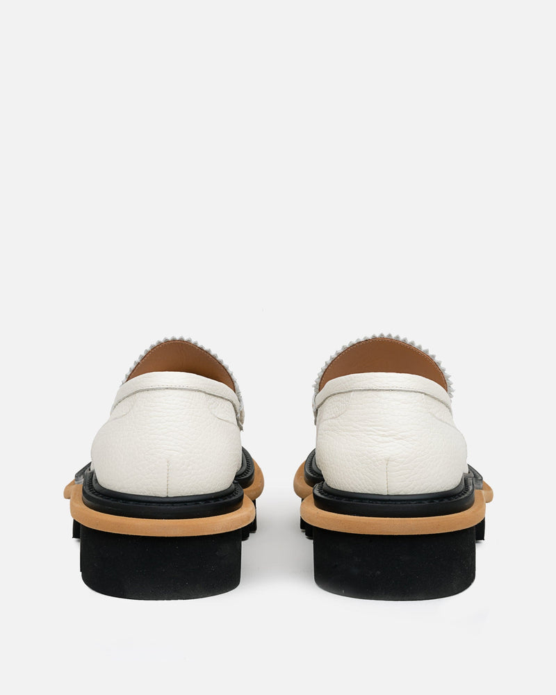 Dries Van Noten Men's Shoes Platform Loafer in Ivory