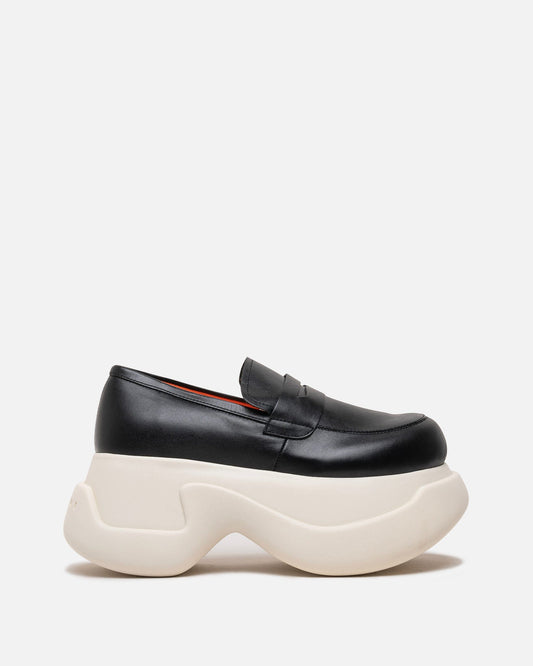 Marni Women Sneakers Platform Moccasin in Black