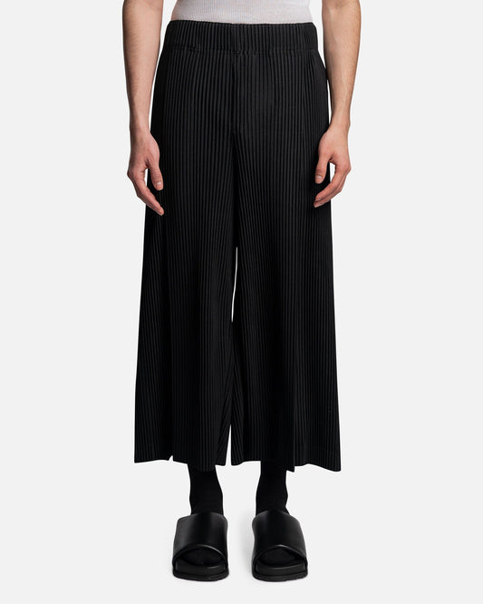 Homme Plissé Issey Miyake Men's Pants Pleats Bottom 2 in Black