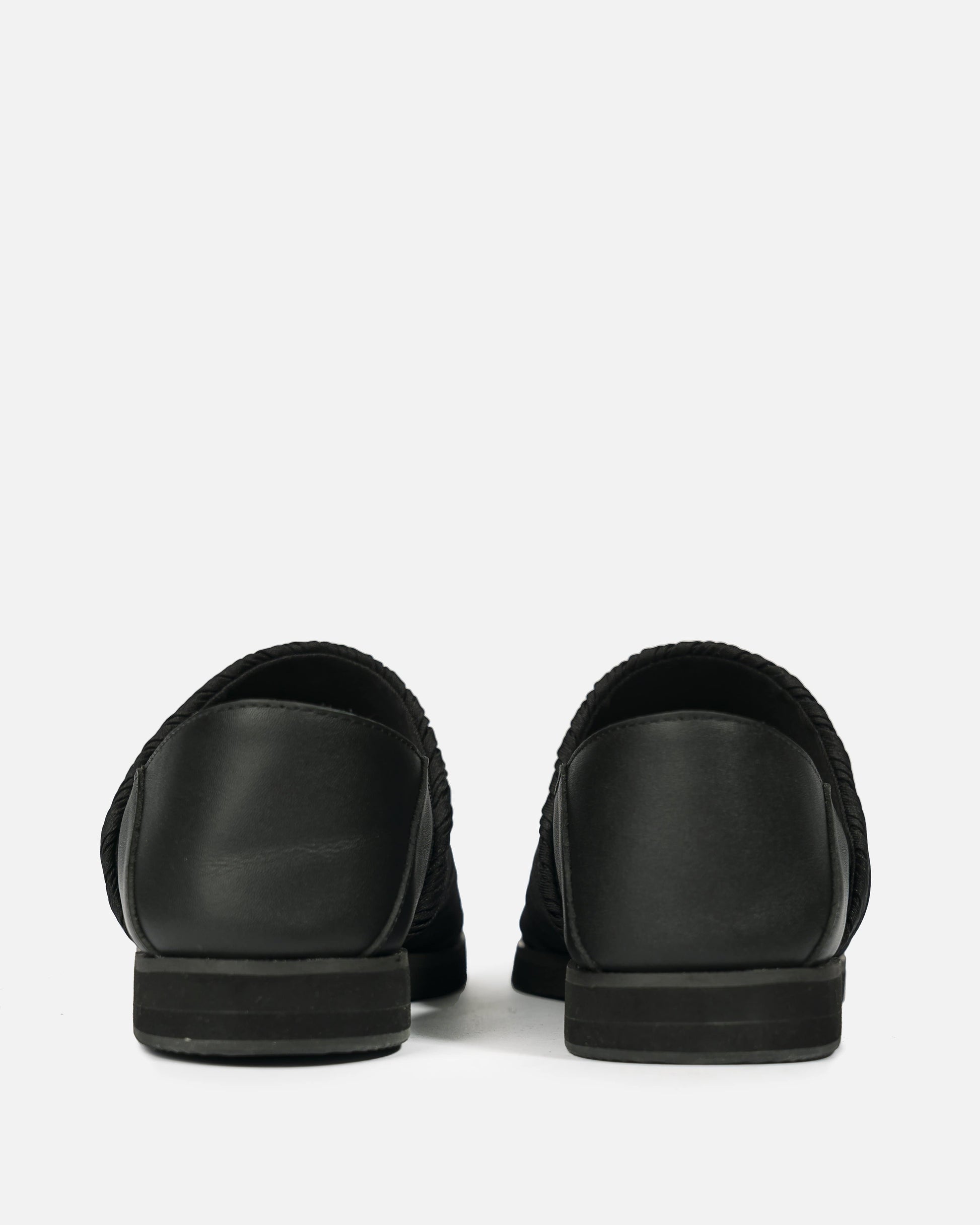 Pleats Please Issey Miyake Women's Shoes Pleats Slip-On Loafer in Black