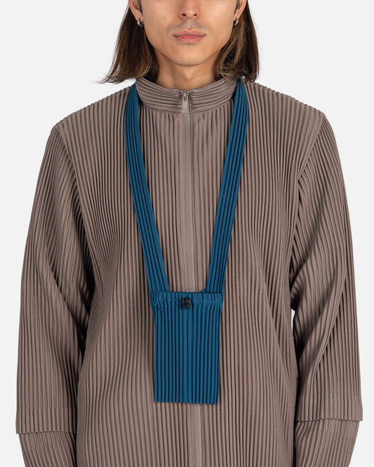 Homme Plissé Issey Miyake Men's Bags Pocket Bag in Blue