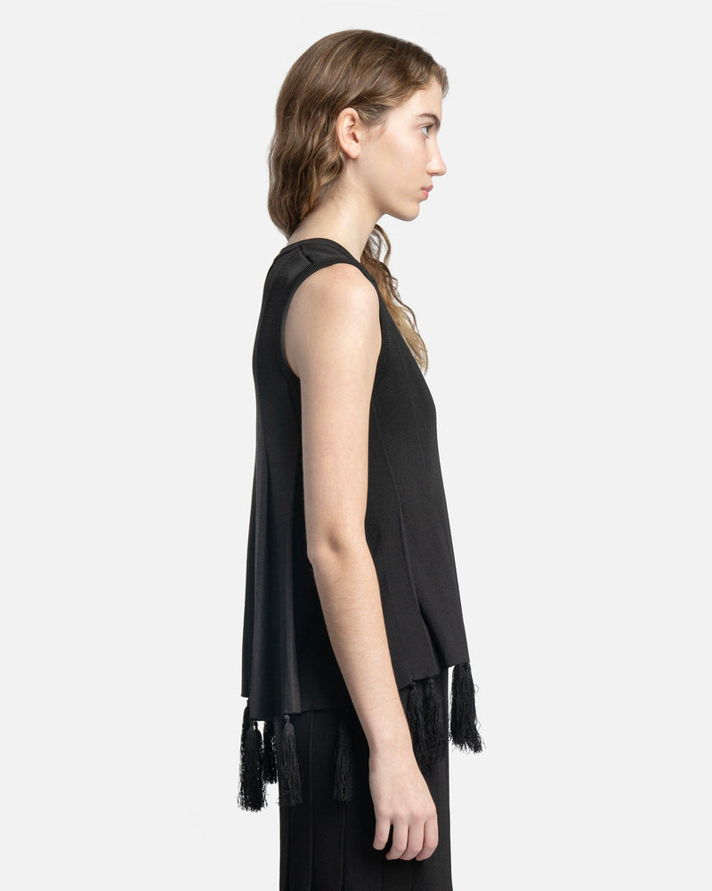 Poet Knit Top in Black