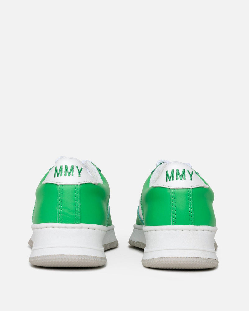 Maison Mihara Yasuhiro Women Sneakers Pointed Leather Low Sneakers in Green/White