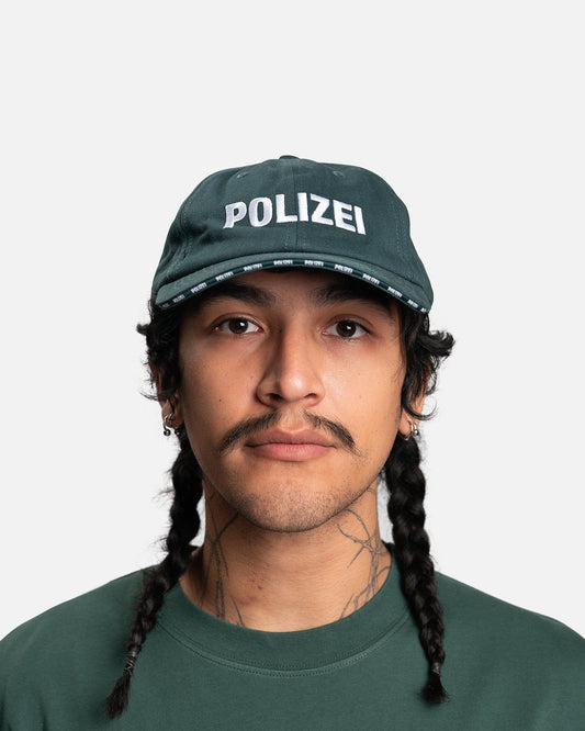 VETEMENTS Polizei Cap in Police Green