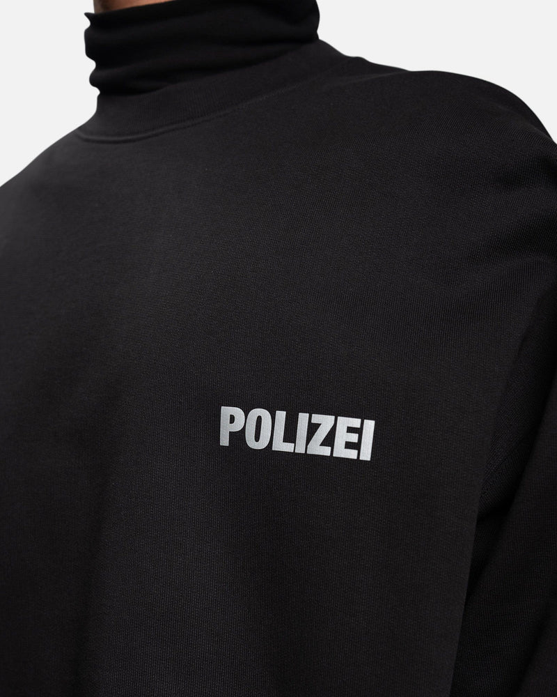 VETEMENTS Polizei Sweatshirt in Black