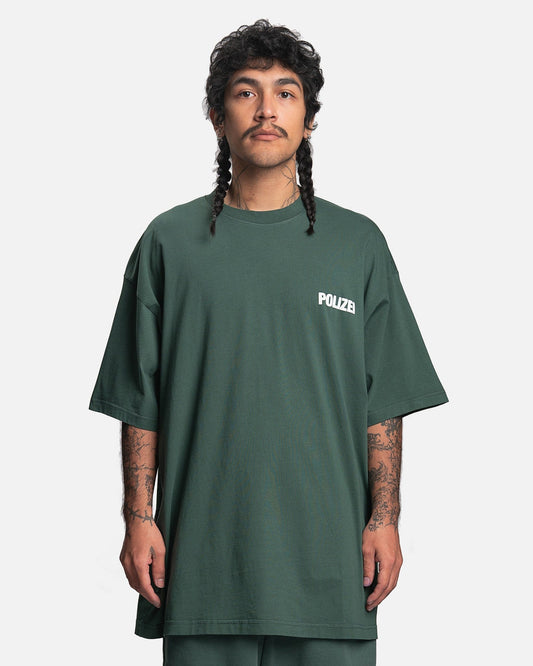 VETEMENTS Polizei T-Shirt in Police Green