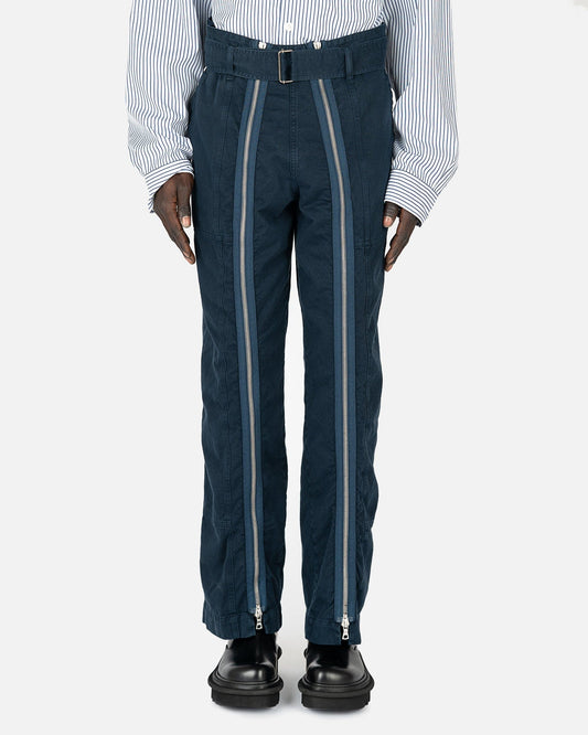 Dries Van Noten Men's Pants Polway Pants in Navy
