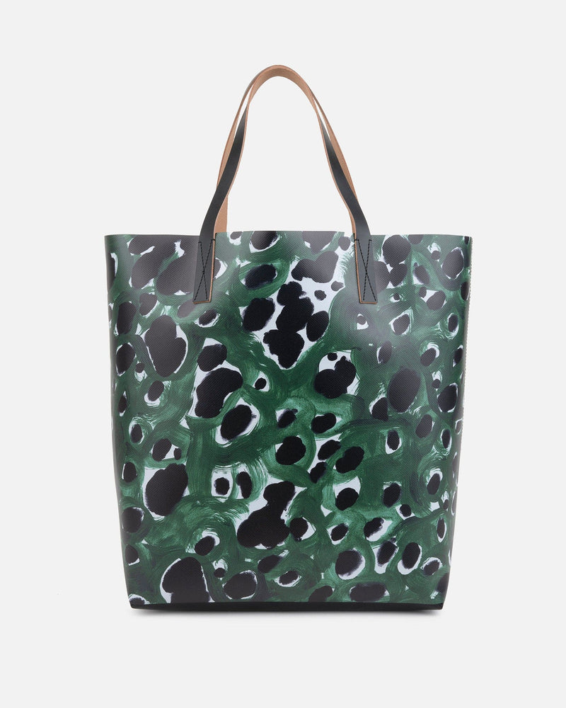 Marni Men's Bags Pop Dots Print Tribeca Bag in Green