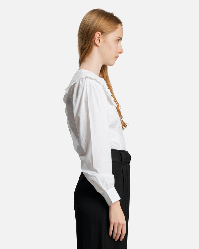 Ganni Women Tops Poplin Shirt in Bright White