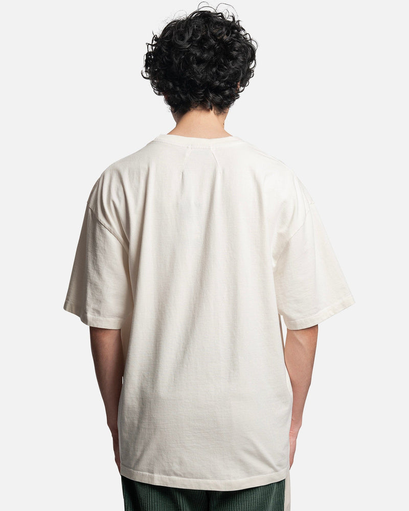 Rhude Men's T-Shirts Postage T-Shirt in Vintage White