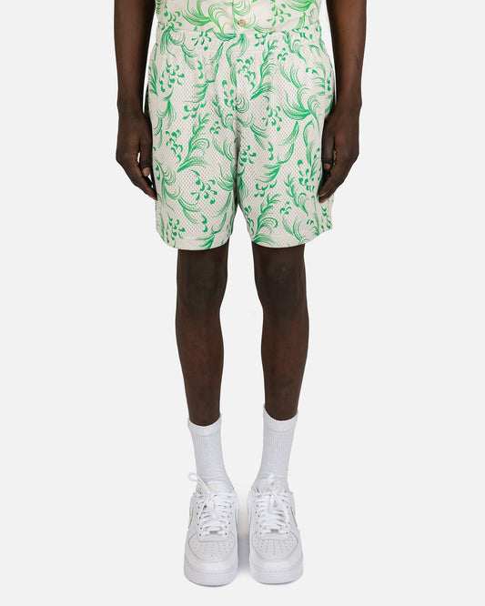 John Elliott Men's Shorts Practice Shorts in Silver Kaze