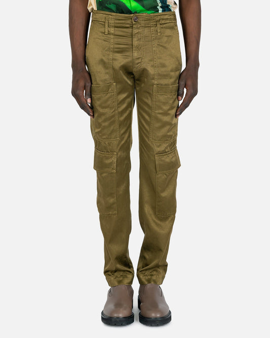 Dries Van Noten Men's Pants Pray Pants in Khaki