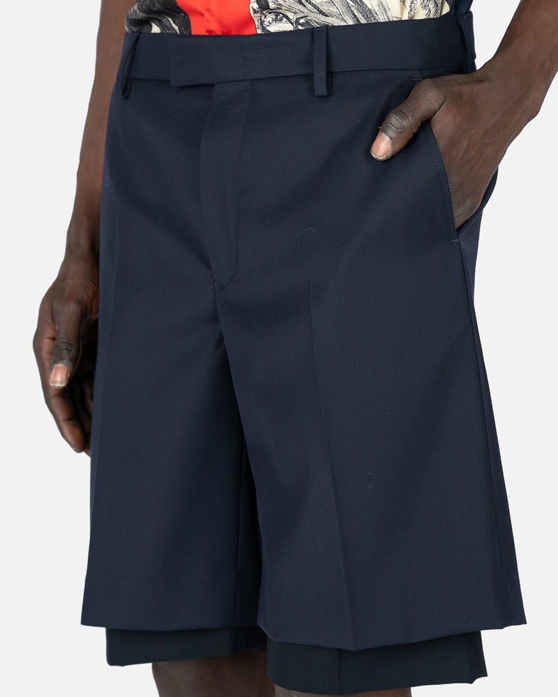Dries Van Noten Men's Shorts Prescott Shorts in Navy
