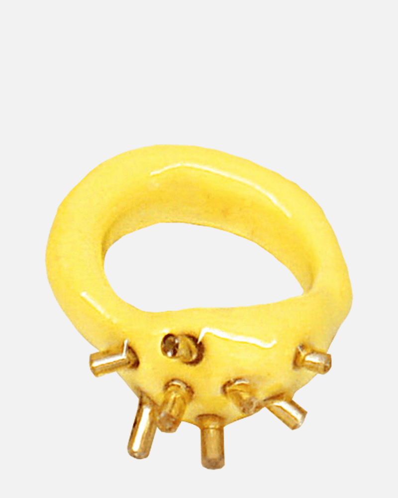 BLOBB Jewelry Prickly Pear Ring in Yellow/Gold