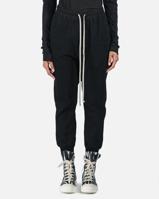 Rick Owens DRKSHDW Women Pants Prisoner Drawstring in Black