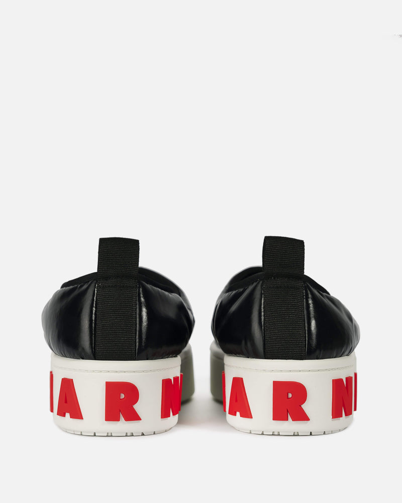 Marni Men's Sneakers Puffer Slip-On Sneakers in Black