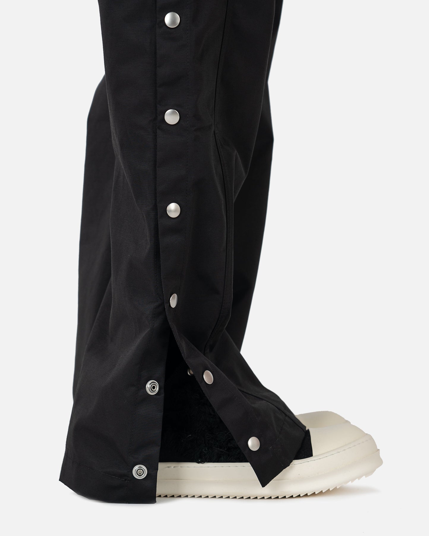 Rick Owens Drkshdw Snap Button Cotton Ripstop Pants in Black for