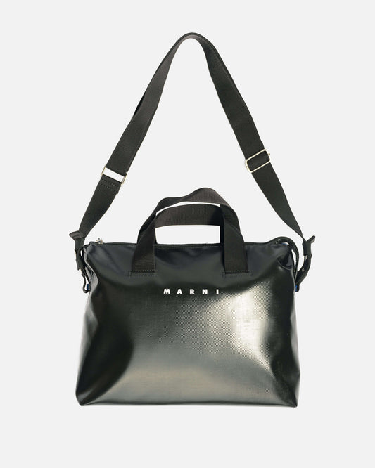 Marni Men's Bags PVC Tribeca Bag in Black/Blue