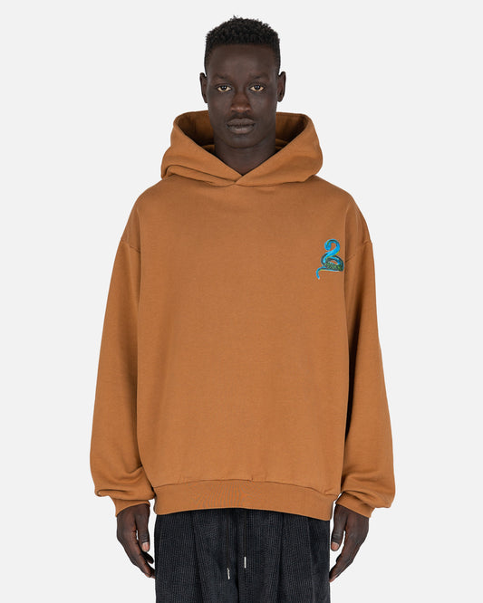 Marni Men's Sweatshirts Python Graphic Sweatshirt in Brown