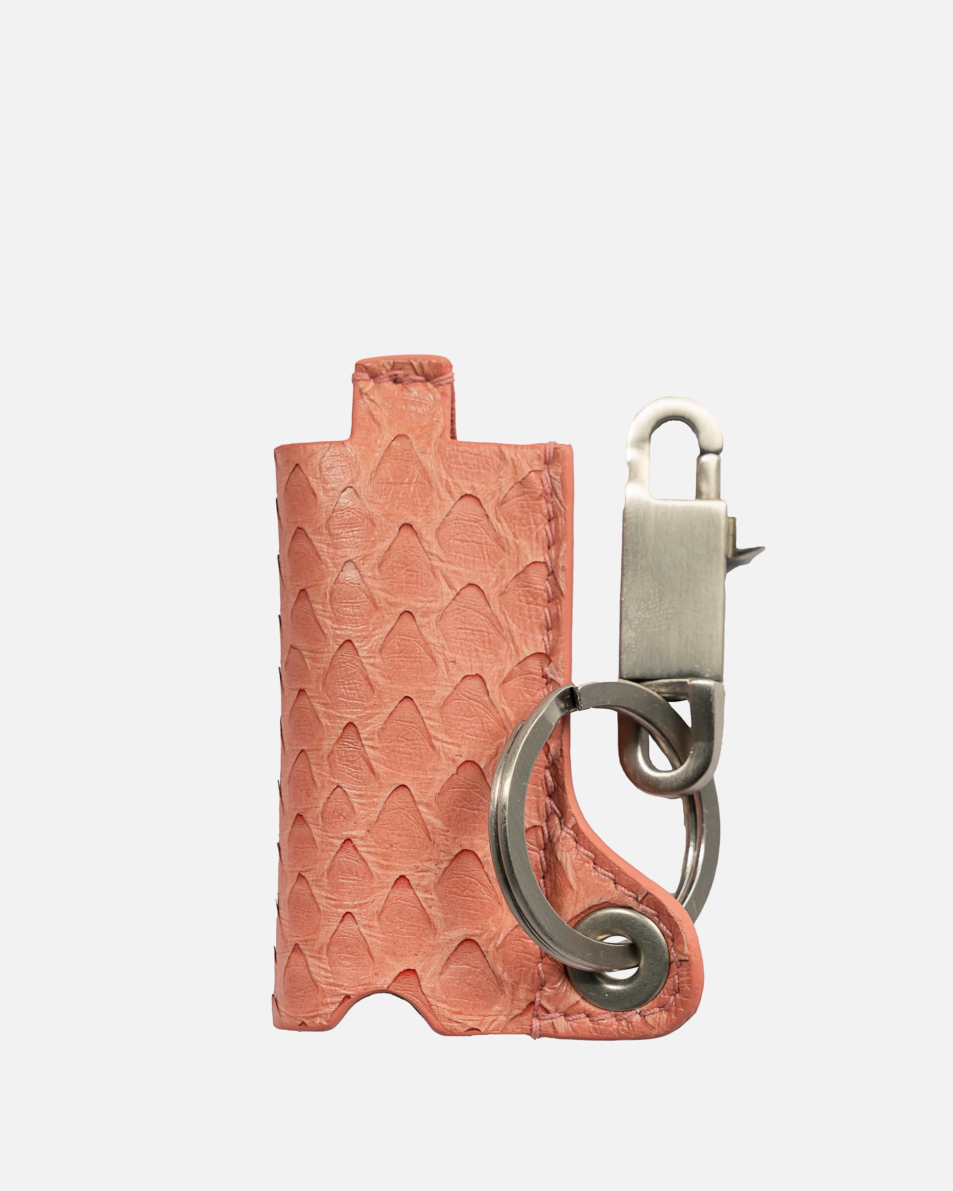 Rick Owens Leather Goods Python Maxi Lighter Holder in Dirty Pink