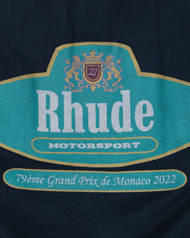 Rhude Racing Tree Racing Crest T-Shirt in Vintage Black – SVRN