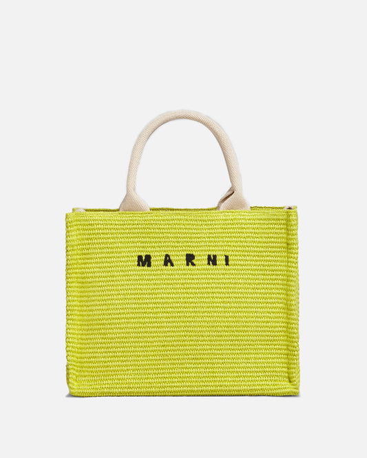 Marni Women Bags Raffia Tote Bag in Yellow
