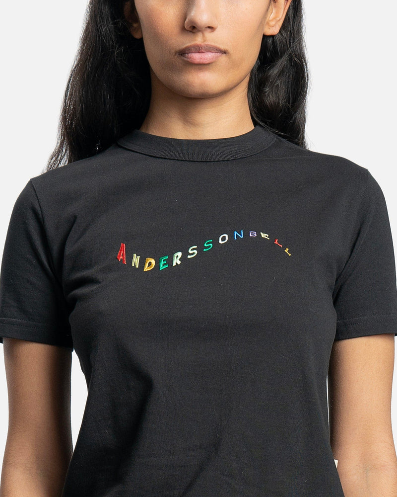 Andersson Bell Women T-Shirts Rainbow Flow T-Shirt in Black