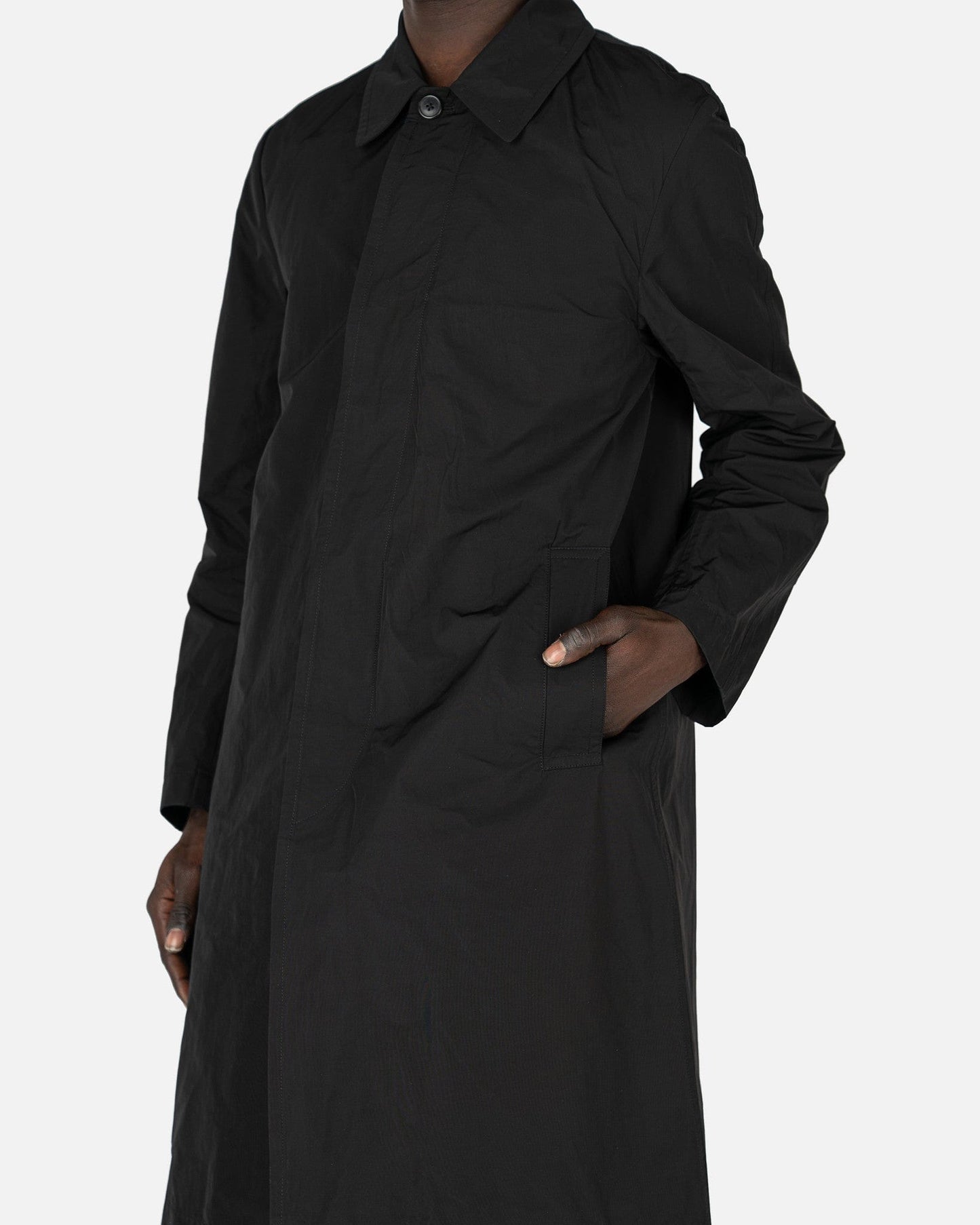 Dries Van Noten Men's Coat Raltone Short Coat in Black