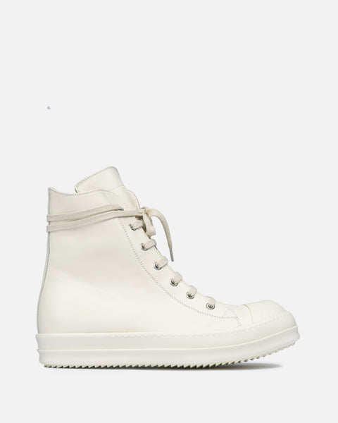 Rick owens ramones red×milk Rick Owens Ramones Sneakers - Cardinal Red/Milk | Garmentory