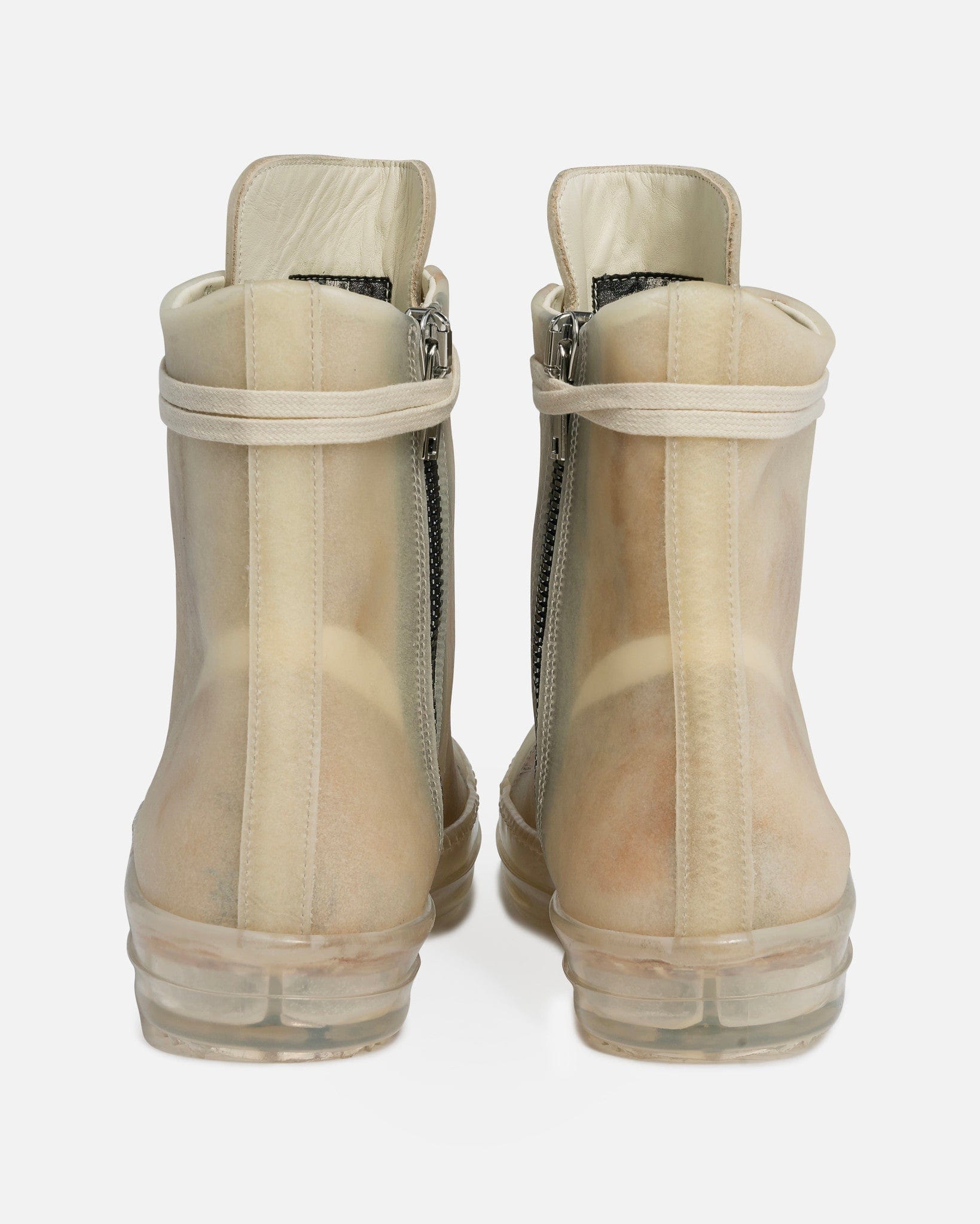 Rick Owens Men's Sneakers Ramones in Natural/Clear