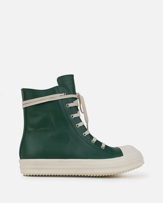 Rick Owens Men's Sneakers Ramones in Teal/Milk